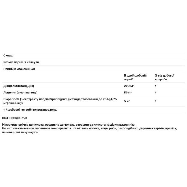 Дііндолілметан, для жінок, Pro Dim 200, NaturesPlus, 60 капсул