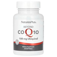 Коензим Q10 100 мг, Beyond CoQ10 NaturesPlus, убіхінол, 30 гелевих капсул