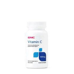 Вітамін C 500 мг, GNC Vitamin C, 100 вегетаріанських капсул