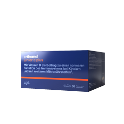 Вітаміни для дітей, Orthomol Junior C Plus, смак лісових ягід, 30 днів (90 жувальних пастилок)