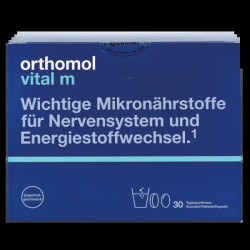 Витамины для мужчин, вкус грейпфрут, Orthomol Vital M, 60 капсул + 30 таблеток + 30 порошков