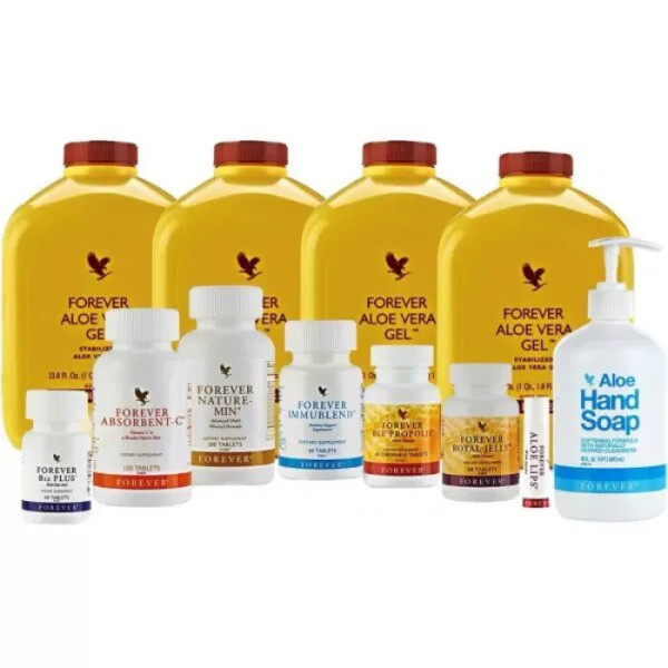 Програма 'Сильний імунітет', Forever Living, набір з 12 продуктів (бади та засоби особистої гігієни)