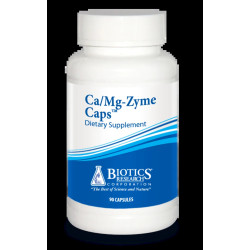 Кальцій та магній, Biotics Research Ca/Mg-Zyme Caps, 90 капсул