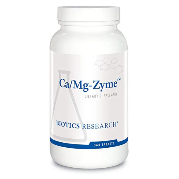 Кальций и магний, Ca\/Mg-Zyme, Biotics Research, 360 таблеток