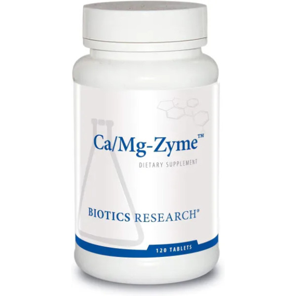 Кальцій цитрат і магній, Ca\/MgZyme, Biotics Research, для здоров'я кісток та серця, 120 таблеток
