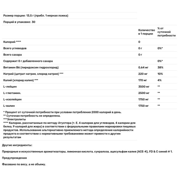 BCAA, синя малина, The Original 7G BCAA, XTend, відновлення м'язів з електролітами, 405 г
