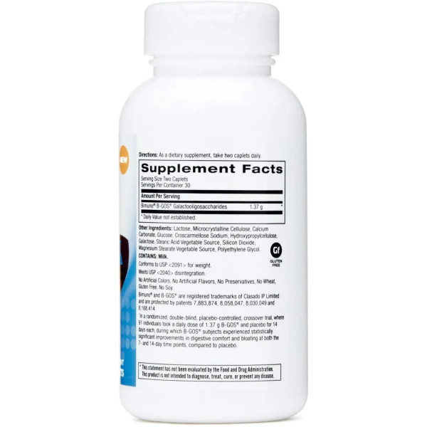 Пребіотики, Prebiotic GOS, GNC, 60 капсул