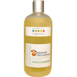 Дитячий шампунь-пінка (ананас і кокос), Nature's Baby Organics Shampoo & Body Wash, 473 мл.