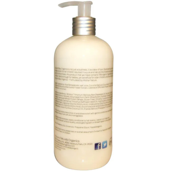 Кондиціонер для розчісування, Conditioner, Nature's Baby Organics, 473,2 мл