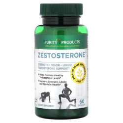 Зестостерон, Purity Products Zestosterone, 60 капсул