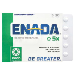 NADH, ENADA, антиоксидантная форма витамина B3, 5 мг, 30 таблеток