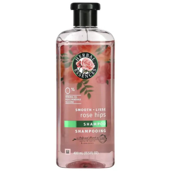 Шампунь для гладкості волосся, Smooth Shampoo, Rose Hips, Herbal Essences, з шипшиною, 400 мл