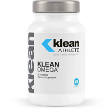 Омега-3 для спортсменов, Klean Athlete Klean Omega, поддержка сердечно-сосудистой и нервной системы и здоровья суставов, 60 капсул