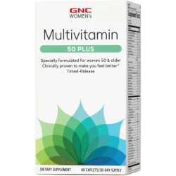 Мультивітаміни для жінок 50+, Women's Multivitamin 50 Plus GNC, 60 капсул