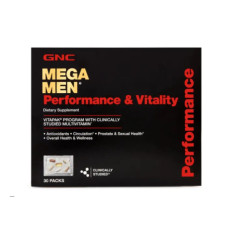 Комплекс для чоловіків «Продуктивність та життєздатність», GNC Vitapak Program Mega Men Performance & Vitality