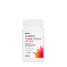 Пренатальний комплекс із залізом, Women's Prenatal Formula GNC, 120 капсул, для жінок