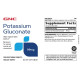Калій, Potassium Gluconate, GNC, 99 мг, 100 вегетаріанських таблеток