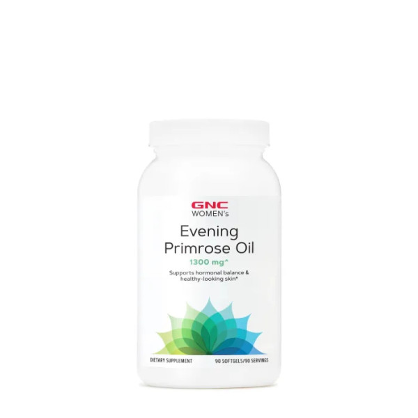 Олія вечірньої примули, Women's Evening Primrose Oil, GNC, для жінок, 1300 мг, 90 гелевих капсул