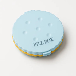 Органайзер для таблеток, Cookie Shaped Pill Box MEMOSAN, синий