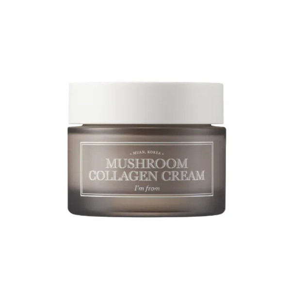 Крем-ліфтинг для обличчя, пружність шкіри, Mushroom Collagen Cream, I'm From, з фітоколагеном, 50 мл