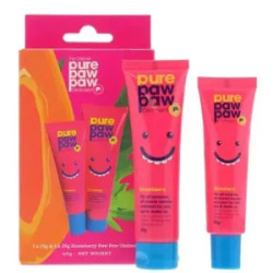 Набор бальзамов для губ, Ointment Duo Strawberry Pure Paw Paw