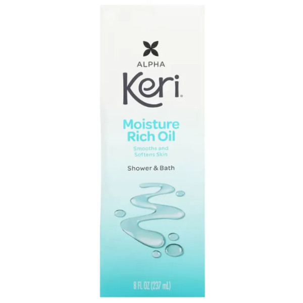 Олія зволожуюча для душу та ванни, Moisture Rich Oil, Shower & Bath, Keri, 237 мл