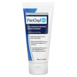 Крем для лица с ниацинамидом ночной, PanOxyl Balancing Repair Moisturizer PM, восстанавливающий увлажняющий 85 г
