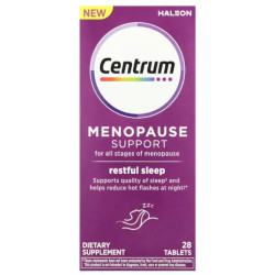 Поддержка при менопаузе и спокойный сон, Centrum Menopause Support Restful Sleep, 28 таблеток