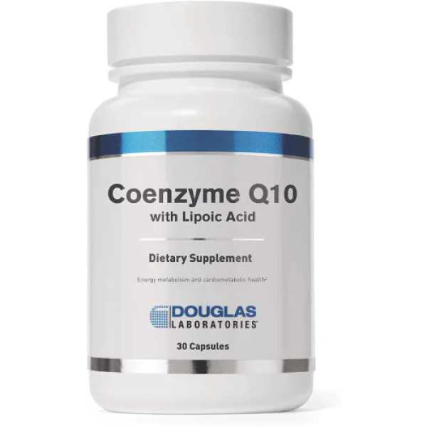 Коензим Q10 з ліпоєвої кислотою, Coenzyme Q10 with Lipoic Acid, Douglas Laboratories, 30 капсул