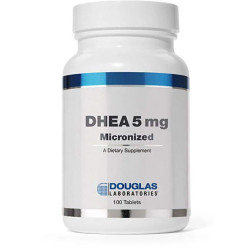 DHEA 5 мг, мікронізований, DHEA Douglas Laboratories, 100 таблеток
