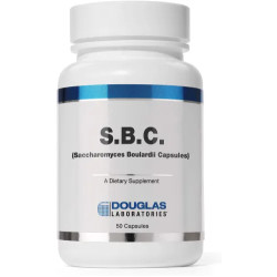 Сахаромицеты буларди, поддержка кишечника, Saccharomyces Boulardii Douglas Laboratories, 50 капсул