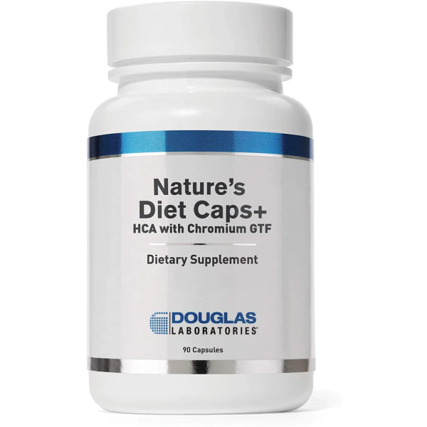 Гарцинія камбоджійська і хром, здорову вагу, Nature's Diet Caps +, Douglas Laboratories, 90 капсул