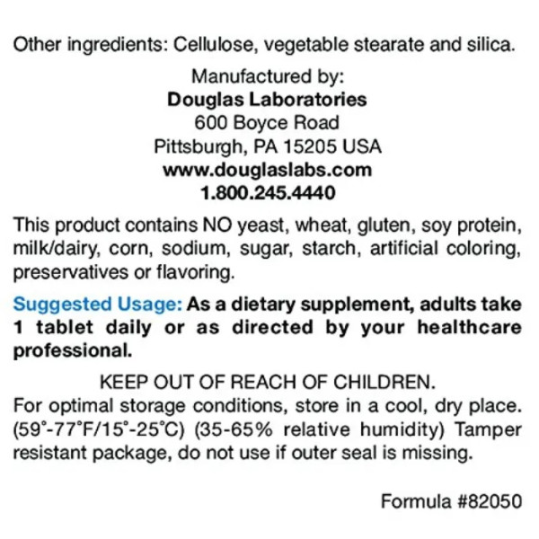 В комплекс ультра з високим вмістом біотину, Ultra B-Complex, Douglas Laboratories, 100 таблеток