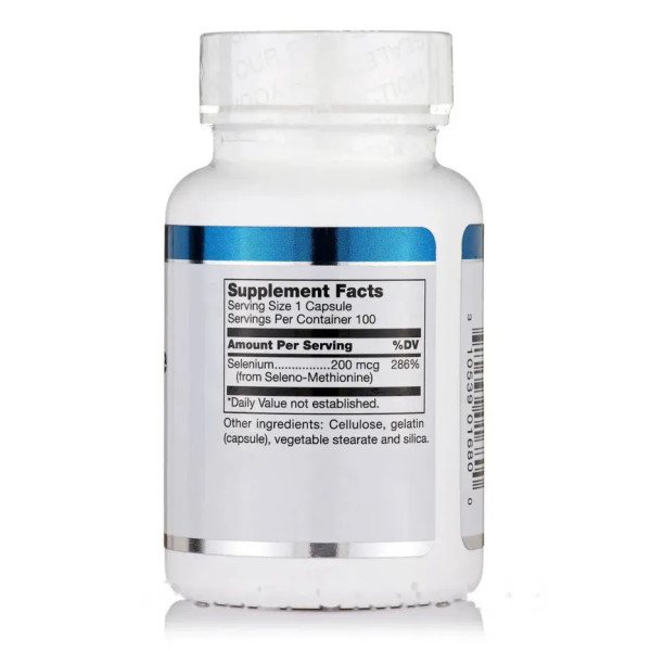 Селен - Метіон, Seleno-Methione, Douglas Laboratories, біодоступний, 200 мкг, 100 капсул