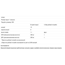 Омега-3 жирные кислоты поддержка мозга, глаз, беременности и ССС, Douglas Laboratories Opti-EPA 500, 250 капсул