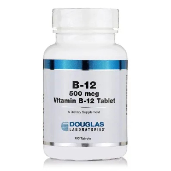 Вітамін В12, Vitamin B-12, Douglas Laboratories, 500 мкг, 100 таблеток