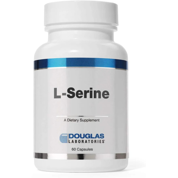 L-серин, L-Serine, Douglas Laboratories, 60 капсул
