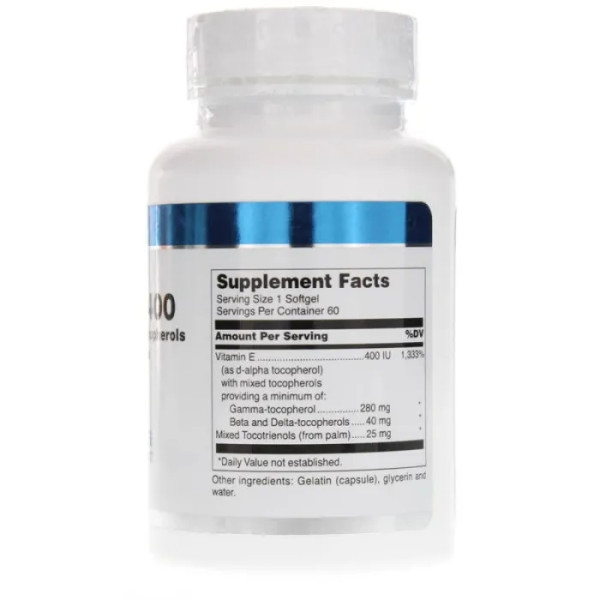 Вітамін Е, для здоров'я серця, Tri-En-All 400, Douglas Laboratories, 60 гелевих капсул