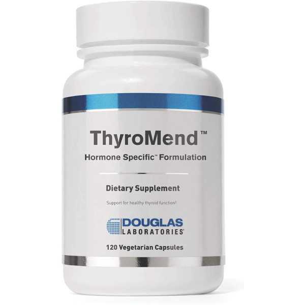 Підтримка оптимальної функції гормонів щитовидної залози, Thyromend, Douglas Laboratories, 120 капсул