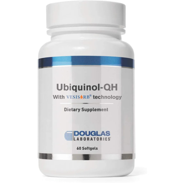 Убіхінол, здорове старіння і серцево-судинна функція, Ubiquinol-QH, Douglas Laboratories, 60 капсул