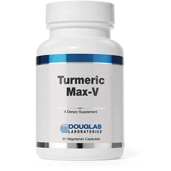 Турмерік, Turmeric Max-V, Douglas Laboratories, 60 капсул