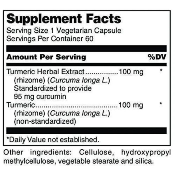 Турмерік, Turmeric Max-V, Douglas Laboratories, 60 капсул