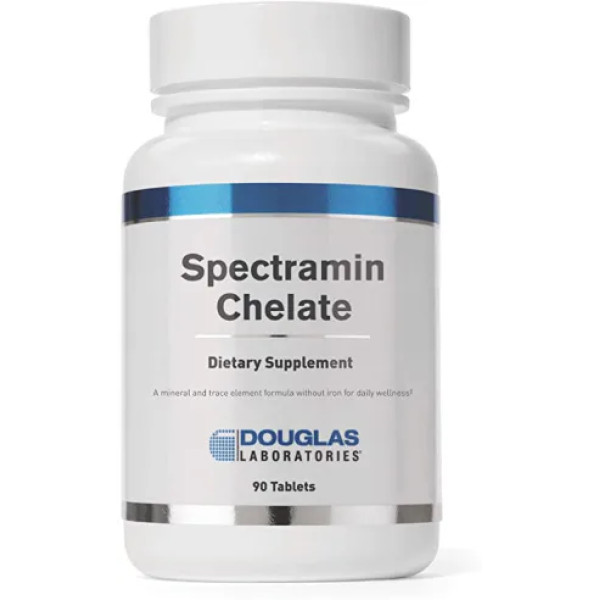 Формула мінералів і мікроелементів, Spectramin Chelate, Douglas Laboratories, без заліза, 90 таблеток