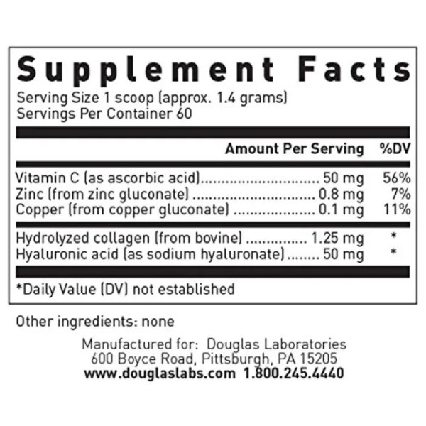 Гідролізований колаген, Hydrolyzed Collagen Plus, Douglas Laboratories, для шкіри і суглобів, 84 м