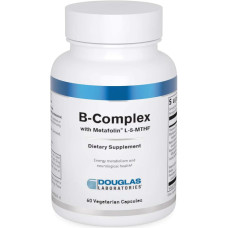 В-комплекс с Metafolin с фолатом, биотином и тиамином, Douglas Laboratories B-Complex with Metafolin, 60 вегетарианских капсул
