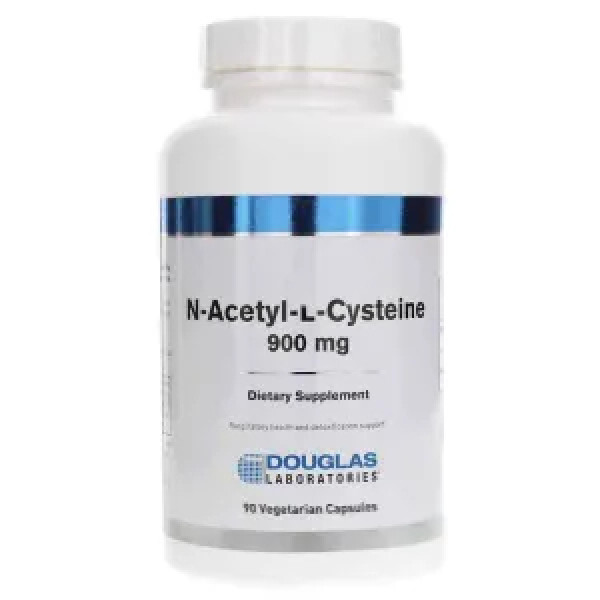 N-ацетил-L-цистеїн, N-Acetyl-L-Cysteine, Douglas Laboratories, 900 мг, 90 капсул