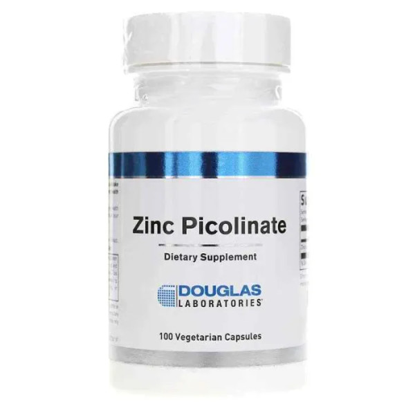 Цинк піколінат, Zink Picolinate, Douglas Laboratories, 15 мг, 100 вегетаріанських капсул