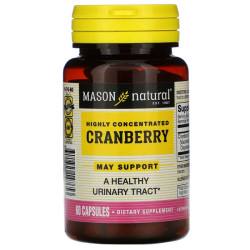 Концентрат клюквы, Mason Natural Cranberry, 60 капсул