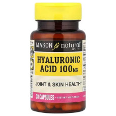 Гіалуронова кислота 100 мг, Mason Natural Hyaluronic Acid, 30 капсул