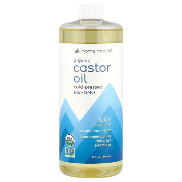 Касторова олія, Castor Oil, Home Health, органічна, 946 мл